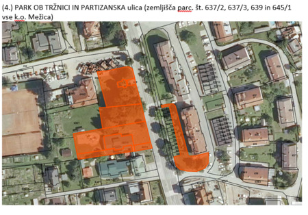 4. PARK OB TRŽNICI IN PARTIZANSKA ULICA